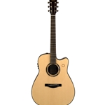Yamaha TAG3 C NT TAG3 C DREADNOUGHT-STYLE TRANSACOUSTIC, SOLID SITKA SPRUCE TOP, SOLID MAHOGANY BACK AND SIDES WITH REVERB, CHORUS AND DELAY EFFECTS, LOOPER AND BLUETOOTH AUDIO; SOFT CASE; NATURAL